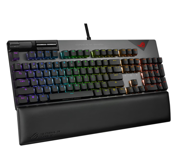 ASUS ROG STRIX Flare II 8000Hz/ ROG NX/ PBT/ USB 2.0/ czarna 90MP02D6-BKUA01 - 1165927 - zdjęcie 2